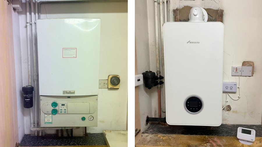 Boiler Replacement Arnold: Swapping out an old Vaillant for a New Worcester